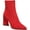 Red, variant on Bar III Womens Asya  Pointed Toe Dressy Booties