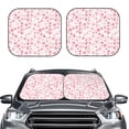 thumbnail image 2 of Fotbe Cute Hand Drawn Hearts 2-Piece Car Windshield Sun Shade | Sun Blocker for Car Windshield | Foldable Automotive Interior Accessories for Sun Protection-Medium, 2 of 7