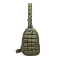 thumbnail image 1 of Bolso cruzado acolchado para mujer bandolera plisada de gran capacidad bolso de viaje para mujer, 1 of 6