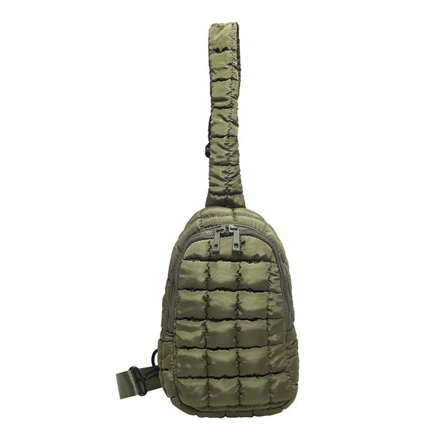 Bolso cruzado acolchado para mujer bandolera plisada de gran capacidad bolso de viaje para mujer