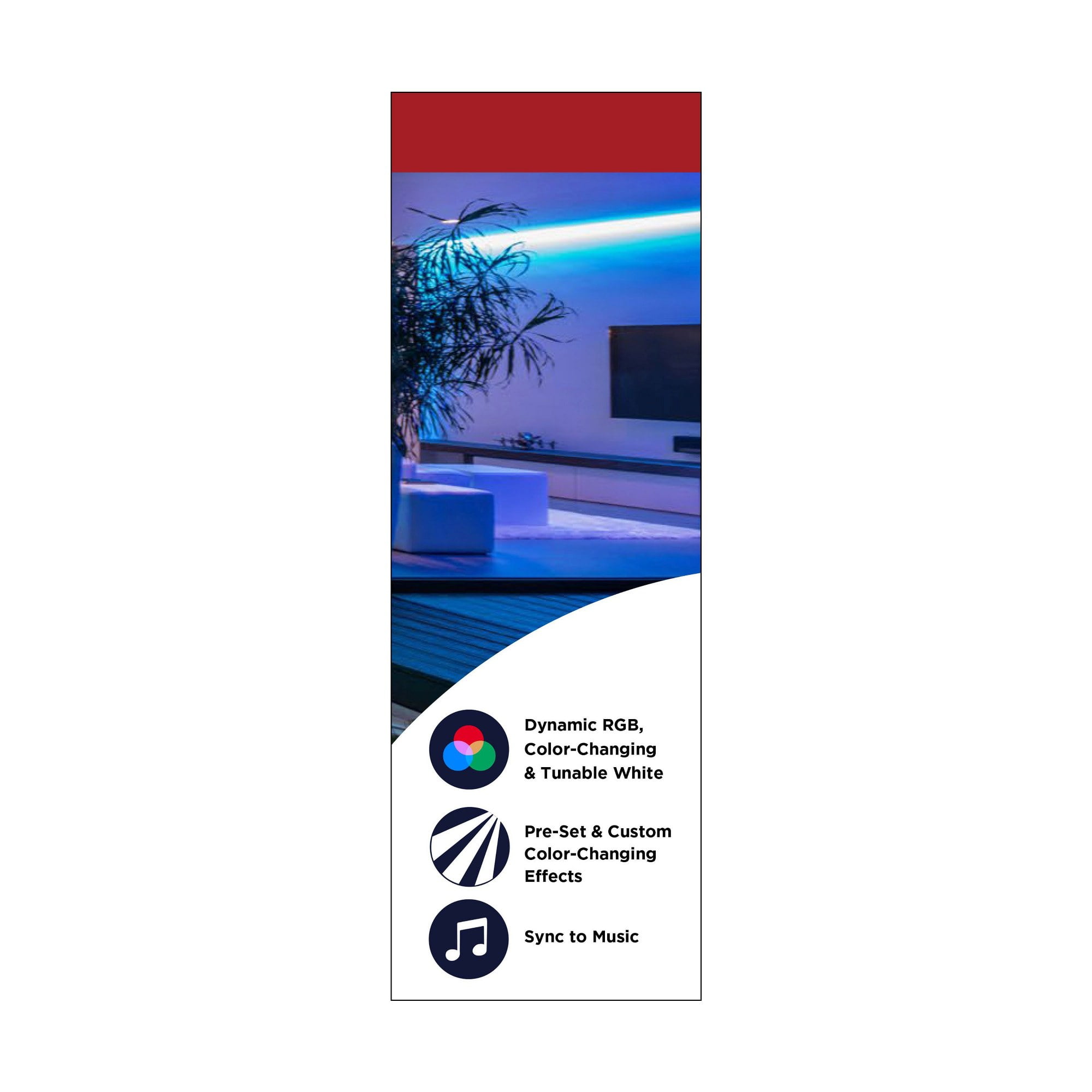 Nuvo Lighting - Dimension Pro - 30W LED Tape Light with J-Box Connection In