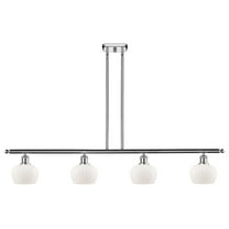 Innovations Lighting 516-4I Fenton Fenton 4 Light 48" Wide Linear Chandelier - White