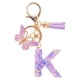 thumbnail image 2 of Llavero Con Inicial, Llavero Personalizado Con Nombre, Accesorio Con Borla Para Llaves De Coche, Cartera, Mochila O Bolso, Regalo De Moda Para Mujer, Elegante Llavero De Resina, 2 of 9