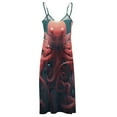 thumbnail image 5 of Octopus in The Mysterious Ocean Fine Art Sleeveless Dress Summer Dress Woman 2025, 5 of 7