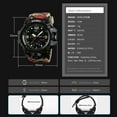 thumbnail image 5 of Men's Analog Sports Watch Military Watch Outdoor LED Stopwatch Digital Electronic Watches Large Dual Display Waterproof Tactical Army Watches for Men, 5 of 8