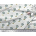 thumbnail image 3 of Soimoi Cotton Voile Fabric Dot & Tree Block Fabric Prints by Yard 56 Inch Wide, 3 of 3