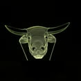 thumbnail image 3 of YSITIAN 3D LED Optical Illusion Acrylic Night Light with Remote & Smart Touch 7 Colors Changing（bull's head） YT-14338, 3 of 6