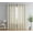 Cream, variant on THD Serena Faux Linen Textured Semi Sheer Privacy Light Filtering Transparent Window Grommet Thick Curtains Drapery Panels for Bedroom & Living Room, 2 Panels