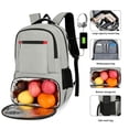 thumbnail image 4 of Mochila Térmica Minnieouse para Picnics con Cable de Datos y Auriculares Bolsa Impermeable Negro, 4 of 6