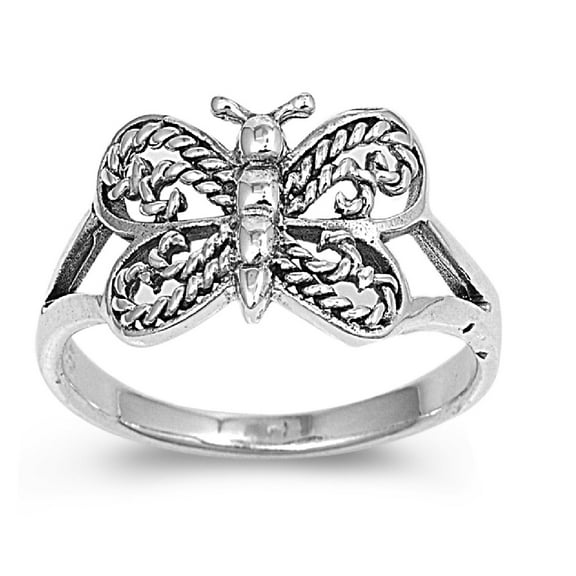 Butterfly Dharma Petite Rings Sterling Silver 925