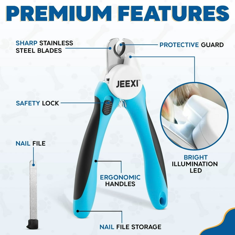 JEEXI LED Dog Nail Clippers with Quick Sensor photo 8