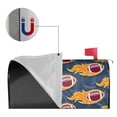 thumbnail image 2 of Naloa Burning Rugby Balls Mailbox Covers Magnetic Post Box Cover Post Letter Box Cover Garden Decor-25.5x21 in, 2 of 8