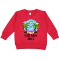 thumbnail image 2 of Inktastic Summer Vacation in West Palm Beach Toddler Sweatshirt, 2 of 4