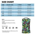 thumbnail image 6 of Bixox Men's Watercolor Cactuses Printed Shirt Sleeveless Fitness Tank Top-Small, 6 of 7
