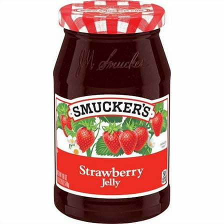 Smuckers Strawberry Jelly, 18 Ounces - Pack of 2