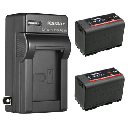 Kastar 2-Pack BP-950G Pro Battery and AC Wall Charger Replacement for Canon ES420V ES520A ES4000 ES5000 ES6000 ES6500V ES7000ES ES7000V ES8000V ES8100V ES8200V ES8400V ES8600 G10 G10Hi G15Hi Camera