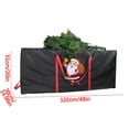 thumbnail image 4 of EWASWON Christmas Large Waterproof Fabric Christmas Tree Storage Bag for Artificial Trees, Black (48x20x15in) - Space-Saving for Garage/Attic, 4 of 6