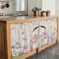 thumbnail image 6 of Easter Tier Curtains 36 Inch Length, Country Spring Rabbit Feet Eggs Botanical Flowers Cafe Short Curtains for Bathroom Over Sink, Small Kitchen Curtain Light Filtering Drapes 2 Panels 27.5"Wx36"L, 6 of 8