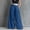 Blue women wide leg palazzo pants a1, variant on Cagogo Womens Wide Leg High Waisted Flowy Palazzo Pants Casual Loose Long Trousers for Office Work Beach Summer Fashion Clothes, Army Green 2XL