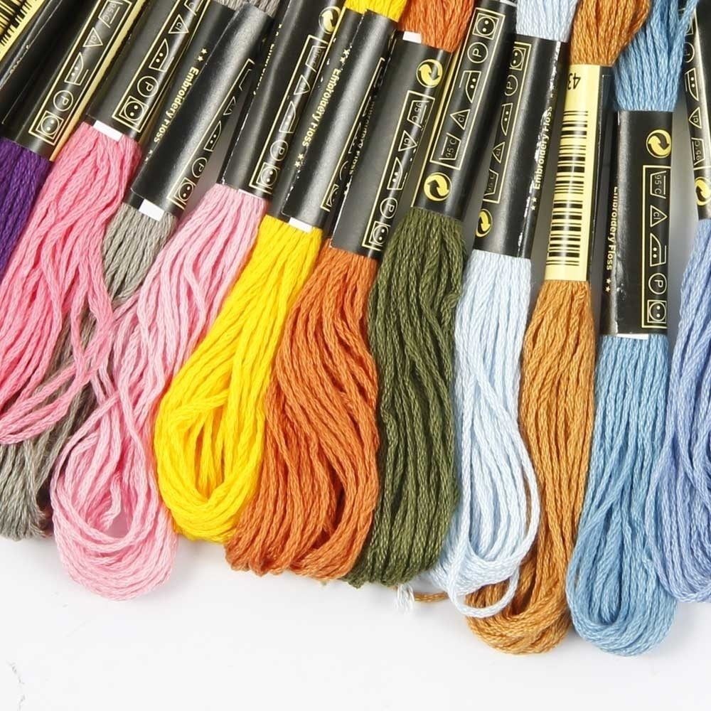 Fznkrag Multicolor Embroidery Floss, 12.48 inches 0.594 lb (447 Piece)