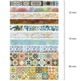 thumbnail image 4 of Wrapables Decorative Gold Foil Washi Tape Box Set for Arts & Crafts, Scrapbooking, Stationery, Diary (10 Rolls), Gold Embellishment, 4 of 7