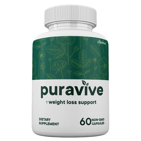 Puravive Capsules, Official Pura vive Pills to Increase BAT with 8 Exotic Nutrients and Plants Maximum strength (1 Pack)