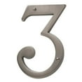 thumbnail image 5 of Baldwin 90676 Solid Brass Residential House Number 6 - Nickel, 5 of 7
