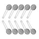 thumbnail image 1 of 10 piezas de almohadillas de base de disco para broche, bisel en blanco, bandejas de cabujón para insignias. Plata, 1 of 9