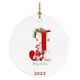 thumbnail image 2 of Ganfancp Colgante Decoración Árbol de Navidad Decoración Personalizada Navidad 26 Letras, Decoración Árbol de Navidad Regalo de Navidad Liquidación 1X Amuleto, 2 of 3
