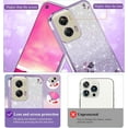 thumbnail image 5 of for Motorola Moto G Stylus 5G 2024 Case Clear Glitter Shiny Motorola Moto G Stylus 5G 2024 Phone Case Silicone Soft Floral Shockproof Cover Pink Slim for Women (Purple), 5 of 14
