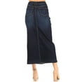 thumbnail image 3 of Fashion2Love Women's Juniors/Plus Size Long Pencil Stretch Denim Skirt, 3 of 6