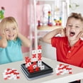 thumbnail image 3 of Juegos Familiares Viajes XO Mesa 3D Juego Tic Tac Toe Clásico, 3 of 9