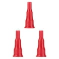 thumbnail image 1 of Adaptadores de válvula de llenado de tanque de gas de 3 piezas Conectores de boquilla de carga de transferencia Rojo, 1 of 8