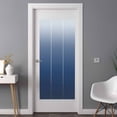 thumbnail image 3 of Navy Blue Ombre Window Privacy Film, Modern Abstract Art Gradient Aesthetics Static Cling UV Sun Blocking Tint Film Heat Control Windows Films for Bedroom Bathroom, Window Stickers 35.4"x78.7", 3 of 8