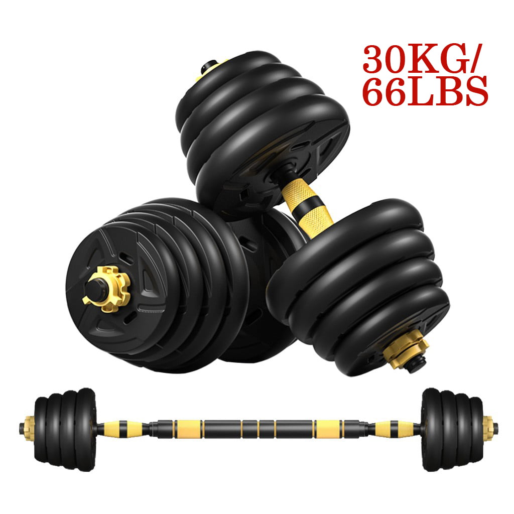 Free Weights Set With Connecting Rod 30KG/66LB Details about   Adjustable Weights Dumbbells Set 