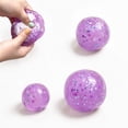 thumbnail image 2 of Squishy Transparent Sequins Stress Relief Ball, Multicolor Glitter Jelly Squeeze Toy, Fun Sensory Decompression Toy for Boys Girls and Adult Collectors, 2 of 9