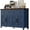 Blue, variant on Winkalon 55'' Kitchen Sideboard Buffet Cabinet, 4-Doors 2-Drawers Farmhouse Storage Cabinet with Adjustable Shelves, Cherry