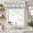 Grey, variant on Gray Stripe Farmhouse Short Window Curtain Valances, Modern Abstract Art Navy Blue Striped Rustic Rod Pocket Kitchen Valances for Living Room Bedroom Bathroom Cafe 54" x 18"