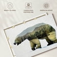 thumbnail image 6 of Elephant Stock Arctic Polar Bear Wall Art - Horizontal Canvas Wall Art - Dining Room Wall Decor - Animal Canvas - Gray And Green Decor By Davies Babies - 45" x 30", 6 of 8