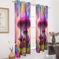 thumbnail image 3 of Enchanted Mushroom House 2 Panels Blackout Curtains for Bedroom Living Room Drapes Kitchen Room Window Blackout Curtain Grommet, 3 of 6