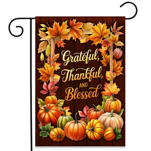 Briarwood Lane Thankful Blessings Double-Sided Garden Flag