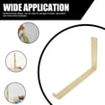 thumbnail image 4 of HEALEEP Shelf Brackets Heavy Duty Iron Golden for Decorators 1Set, 4 of 6