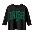 thumbnail image 3 of WOYY Toddler Girls St. Patrick's Day T-Shirt 3/4 Sleeve Crewneck T Shirt Top, Sizes 3-4T, 3 of 3