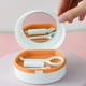 thumbnail image 5 of Caja de almacenamiento de doble capa para aparatos dentales con espejo | Estuche portátil para retenedores dentales de viaje | Tamaño pequeño y gran capacidad para retenedores, prótesis dentales y, 5 of 8