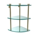 thumbnail image 4 of Allied Brass NS-6-BBR Three Tier Corner Glass Shelf, Brushed Bronze, 4 of 7