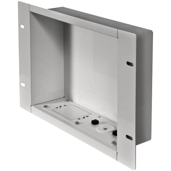 In Wall Recessed Entertainment Box White 