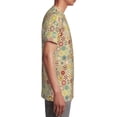 thumbnail image 6 of Wukai Retro Geometry Youth Unisex Short Sleeve T-Shirt for Boys, Girls, Teens, and Kids-Large, 6 of 7