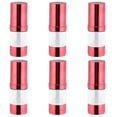 thumbnail image 1 of 6Pcs Round ABS And PP Red Plastic Lotion Bottles For Women And Travelers Travel-Friendly Daily, 1 of 5
