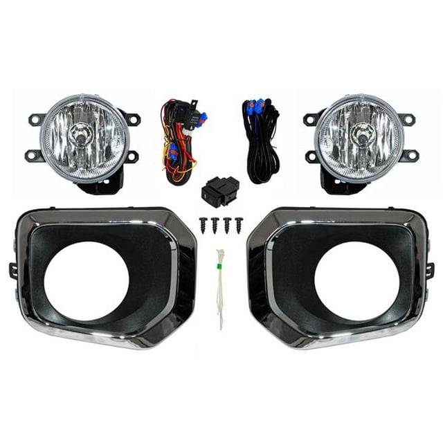 Par Faros Niebla Tacoma 2016 A 2017 Toyota C/Parrilla Filo Crom Genérica .