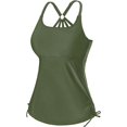thumbnail image 2 of ORUYROP Haut de Maillot de Bain Tankini pour Femmes Uniquement Hauts de Tankini Sans Bas, 2 of 6